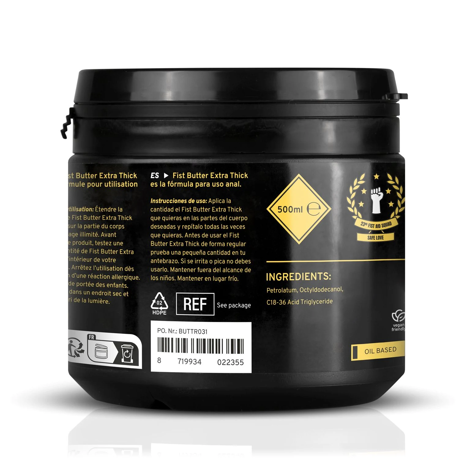 Unisex Fisting Balsam von BUTTR mit glattem Gefühl und maximaler Dämpfung