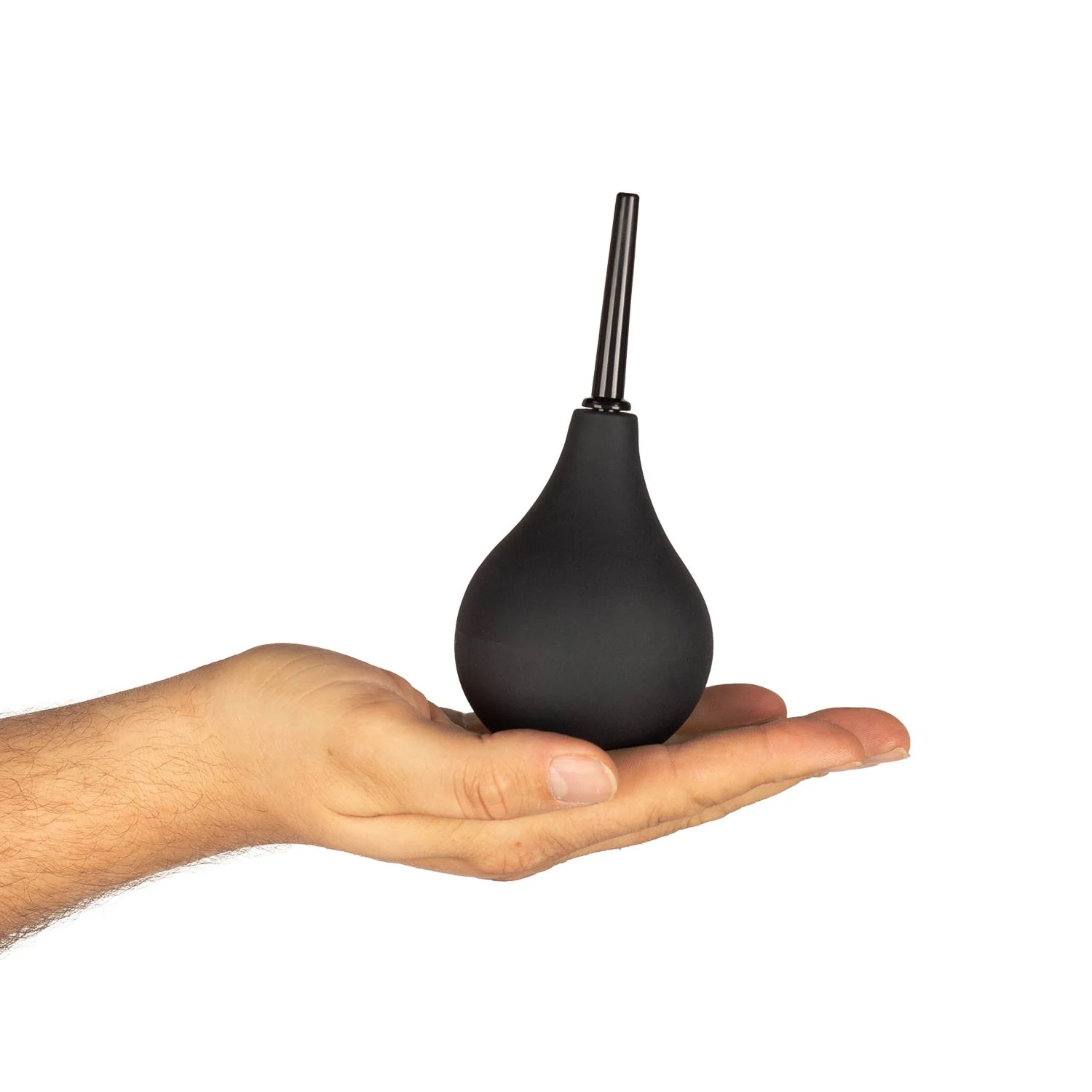 Schwarze BUTTR Analdusche mit 150 ml Fassungsvermögen für die Intimreinigung