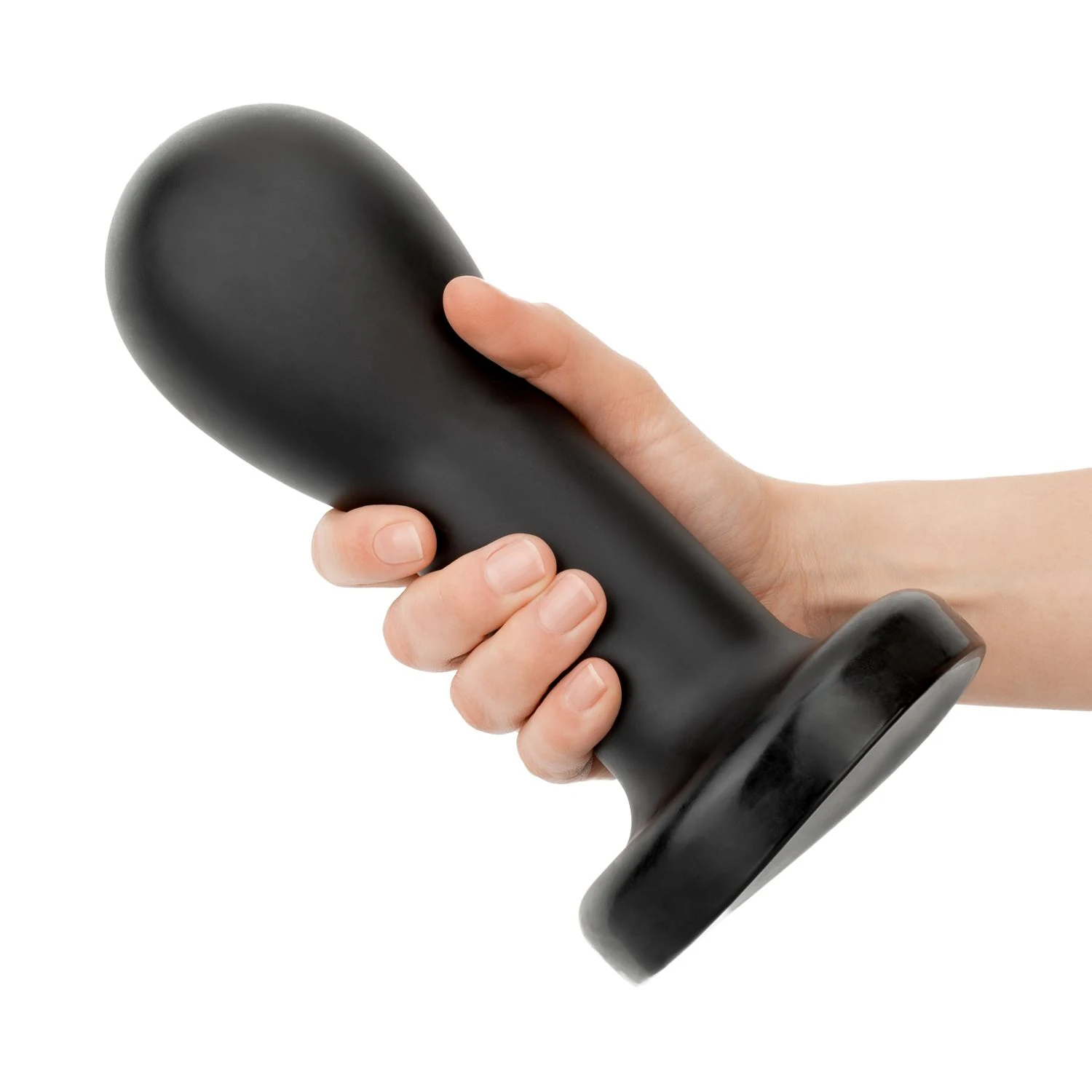 Schwarzer BUTTR Hammerhead Butt Plug mit abgerundeter Spitze