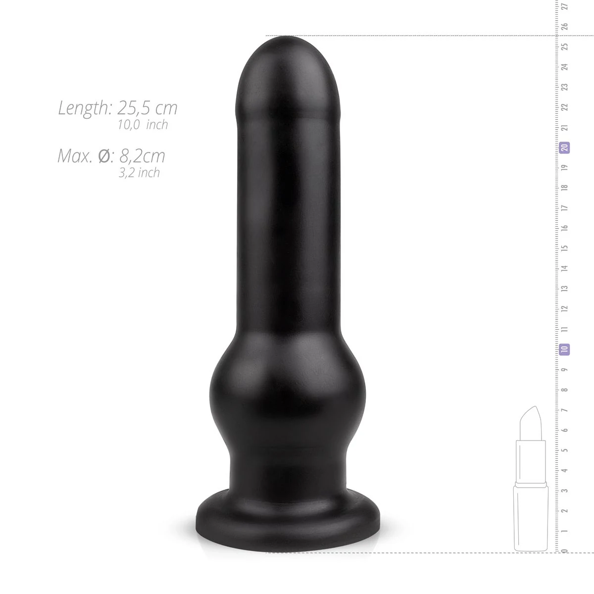 BUTTR Tactical I Dildo mit 82 mm maximalem Durchmesser