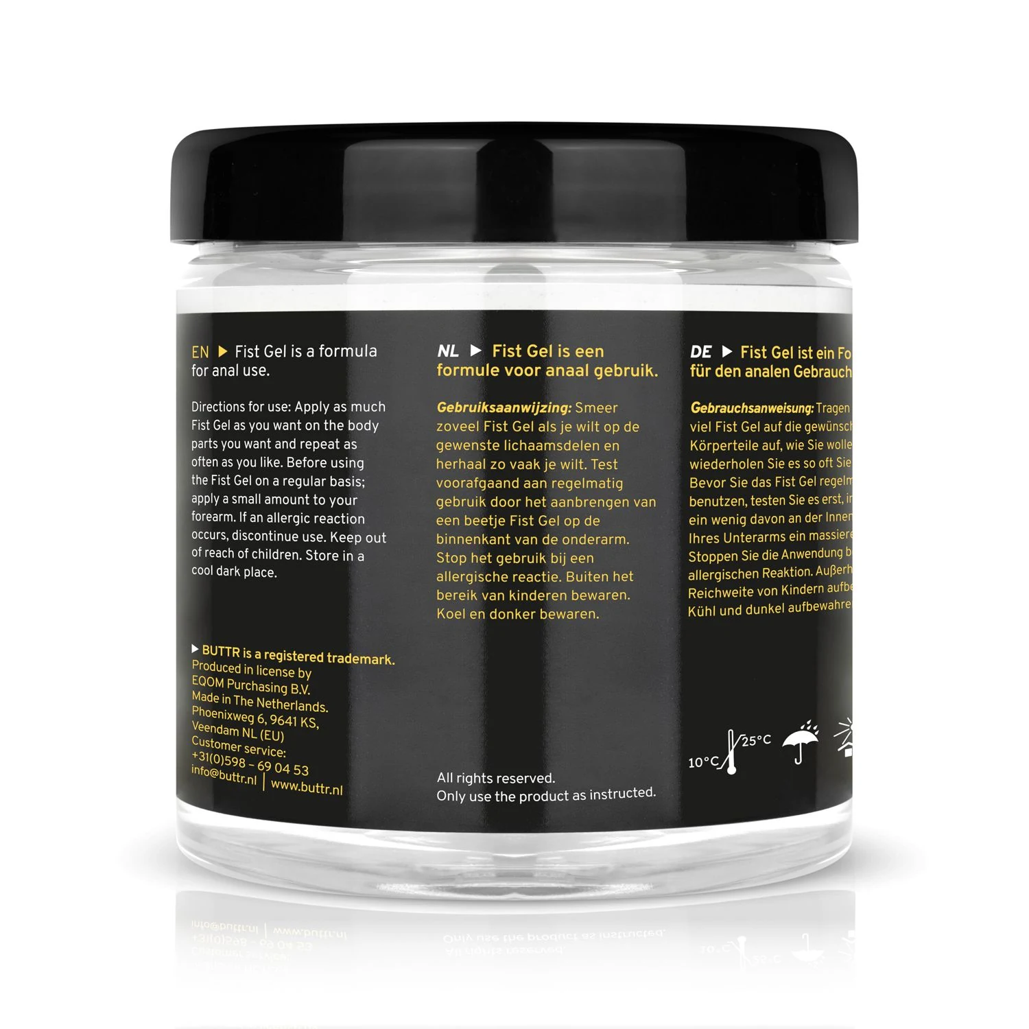 BUTTR Gel 500 ml, speziell für Fisting und erleichterte Penetration
