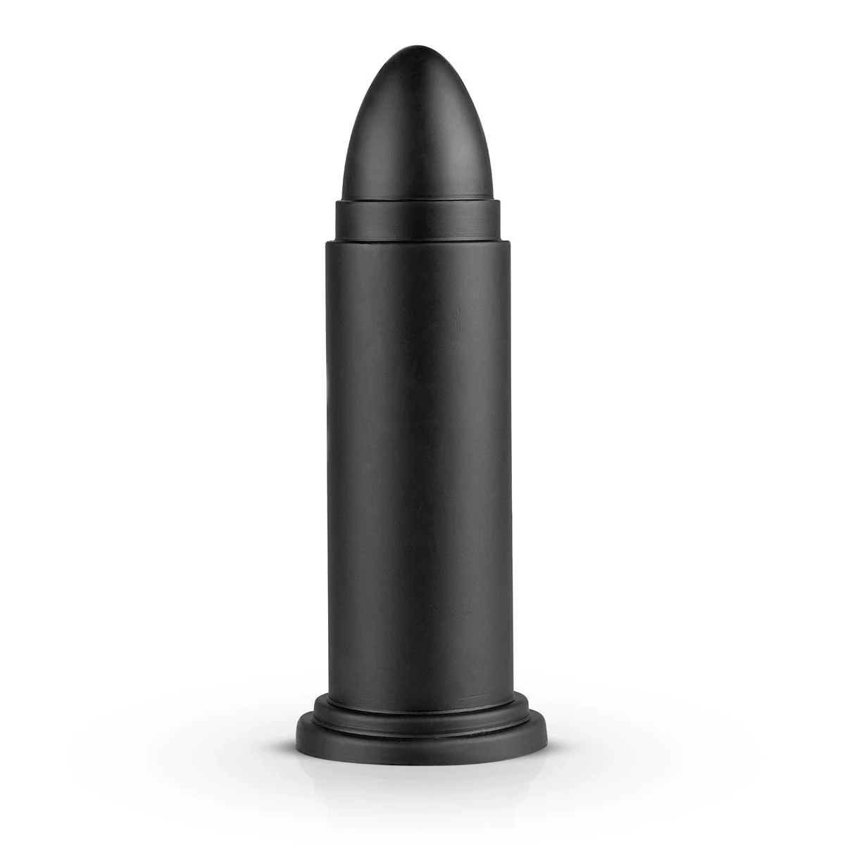 BUTTR XXL Butt Plug in Schwarz mit breiter Basis und glatter Oberfläche