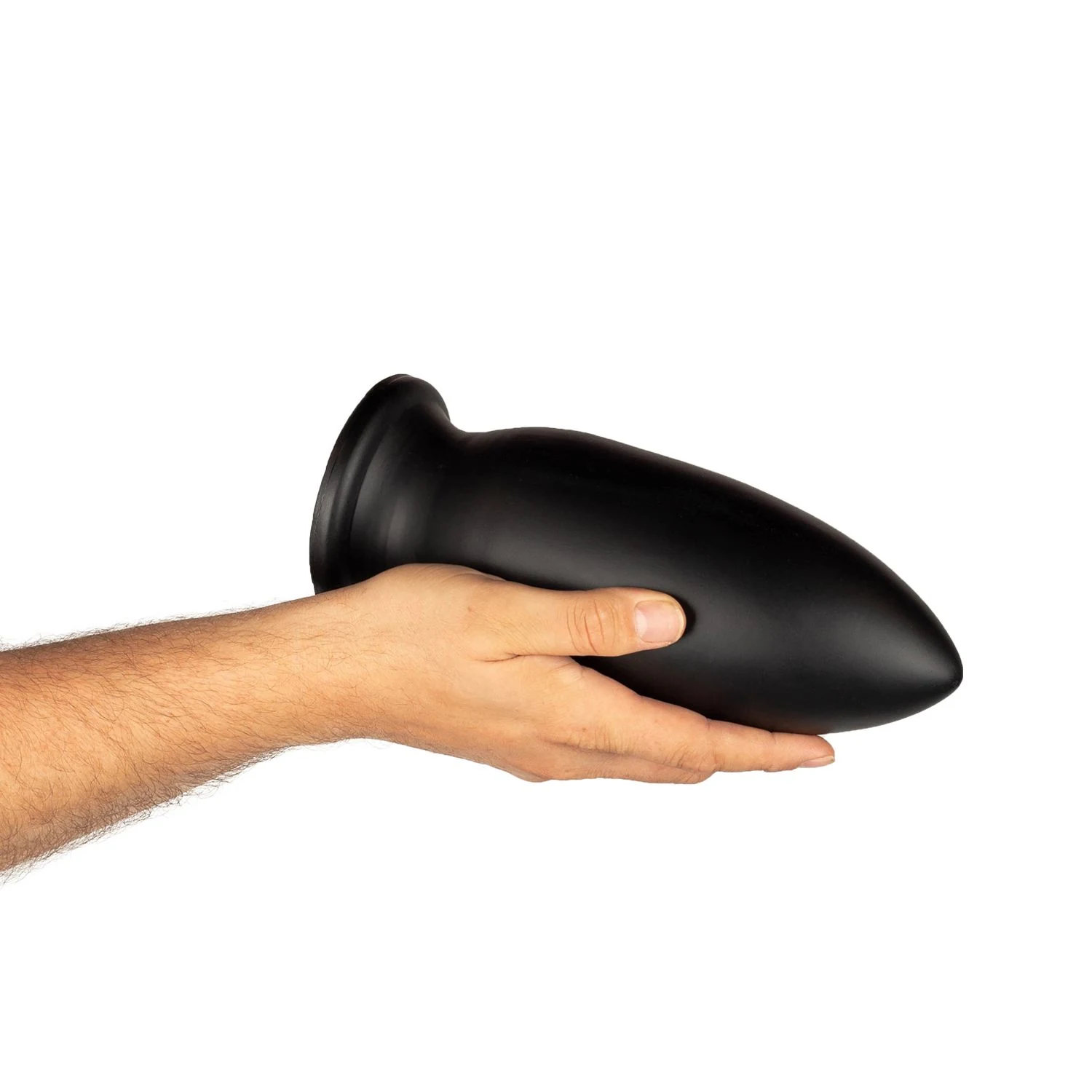 Schwarzer XXL Analplug von BUTTR mit klassischer Kugelform
