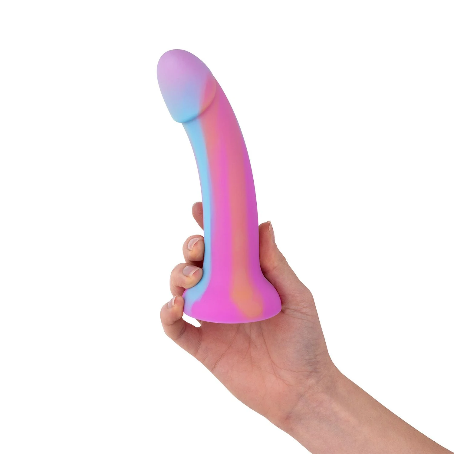 Rosa Toys Dildo Collection Candy Swirl mit fester Basis und Saugnapf
