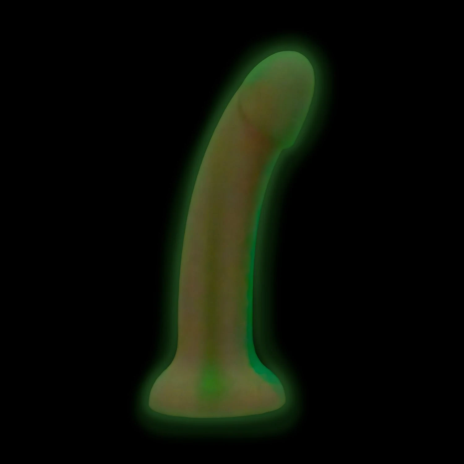 Gebogener Silikon-Dildo in Rosa mit 190 mm Länge und 32 mm maximalem Durchmesser