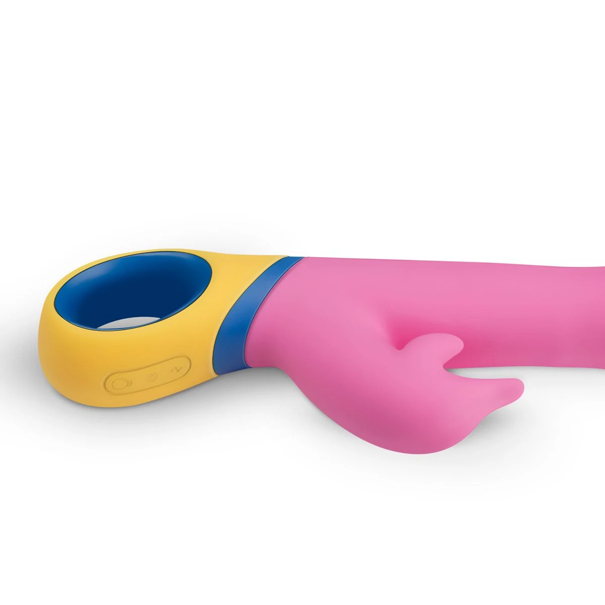 Delfinvibrator Copy aus ABS und Silikon mit Druckknopf-Bedienung