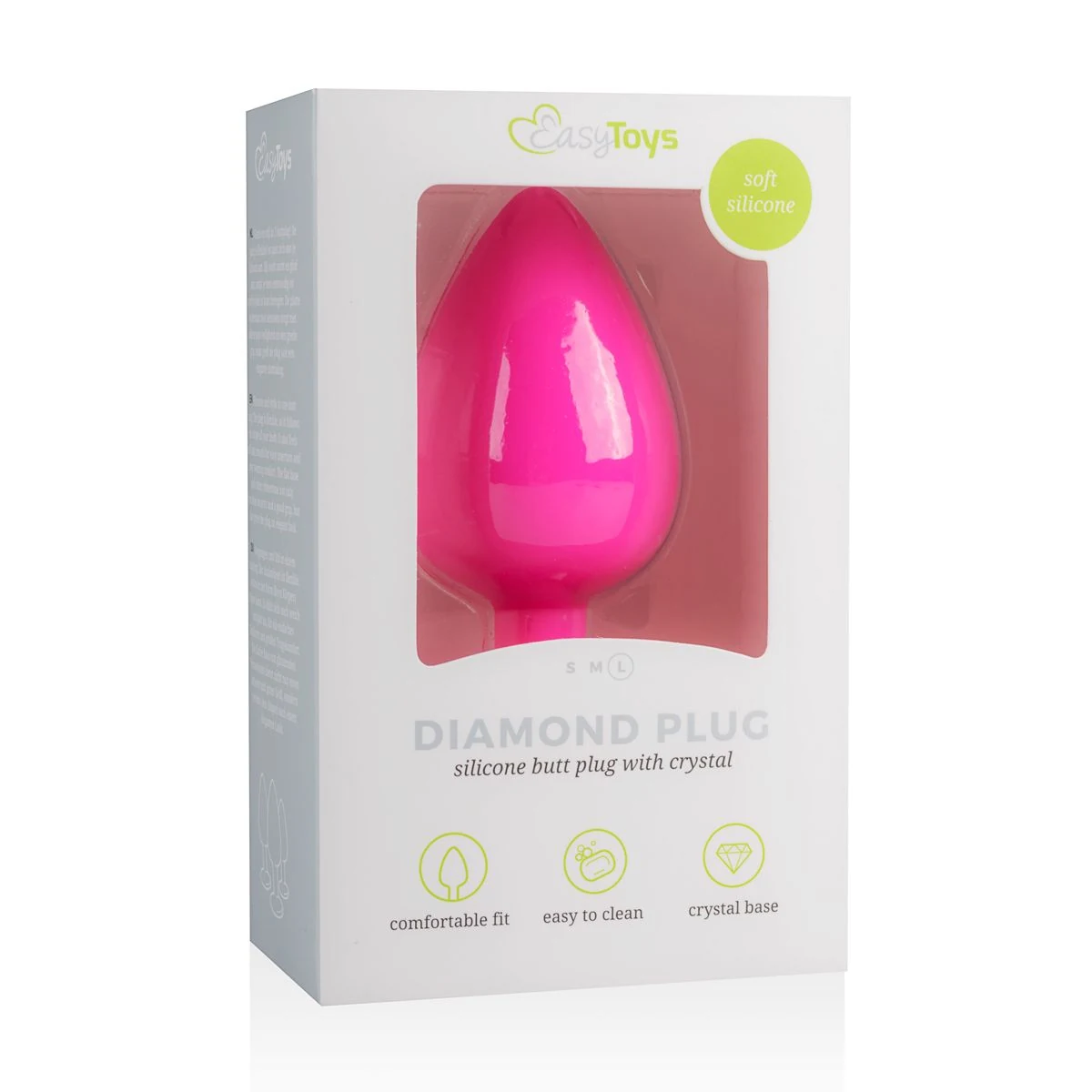 Analplug groß von Toys Anal Collection in Rosa, wasserfest und leicht zu reinigen
