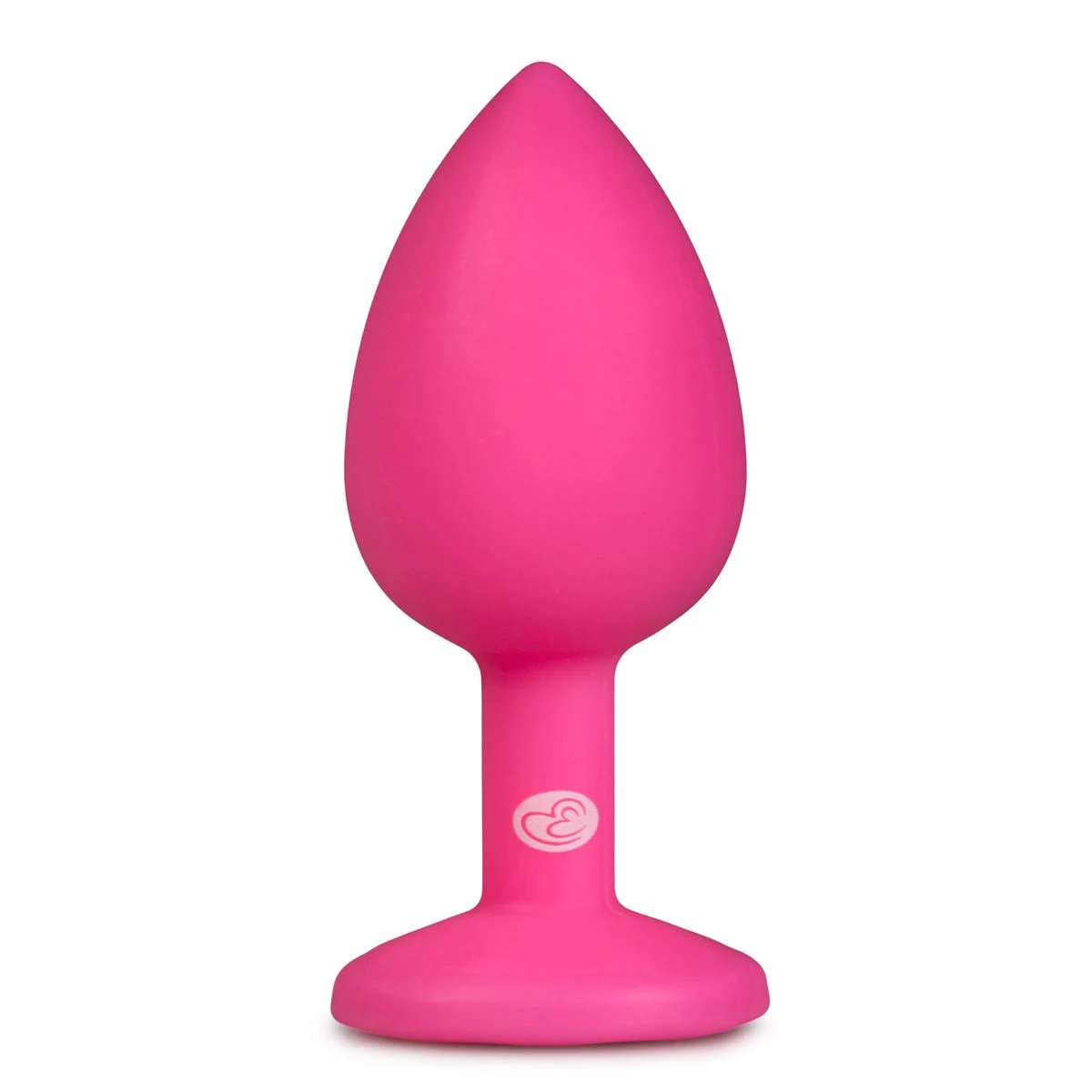 Kleiner rosa Analplug aus weichem, flexiblem Silikon für Unisex