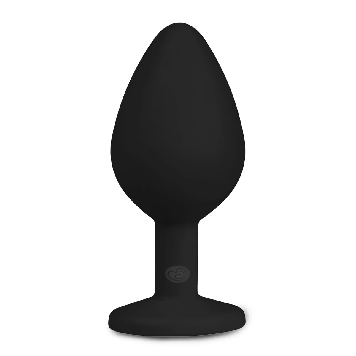Schwarzer Analplug aus Silikon von Toys Anal Collection, biegsam und unisex geeignet