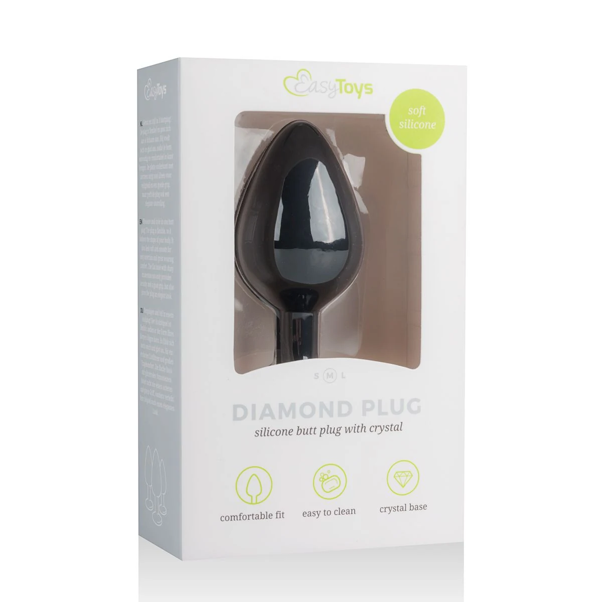 Analplug schwarz für Beginner, wasserfest und leicht zu reinigen