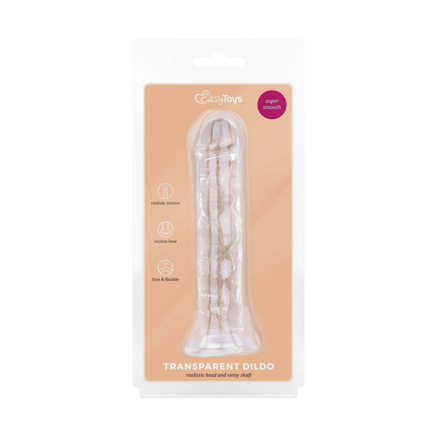 Dildo mit Saugnapf aus weichem Jelly-Material für bequeme Verwendung