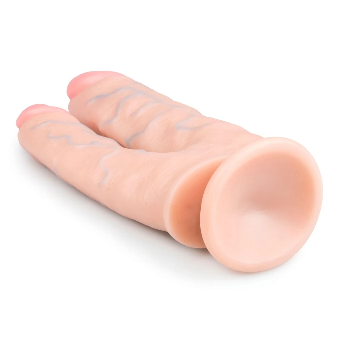 Doppeldildo 25 cm geeignet für Strap-On-Geschirr und Solo-Nutzung