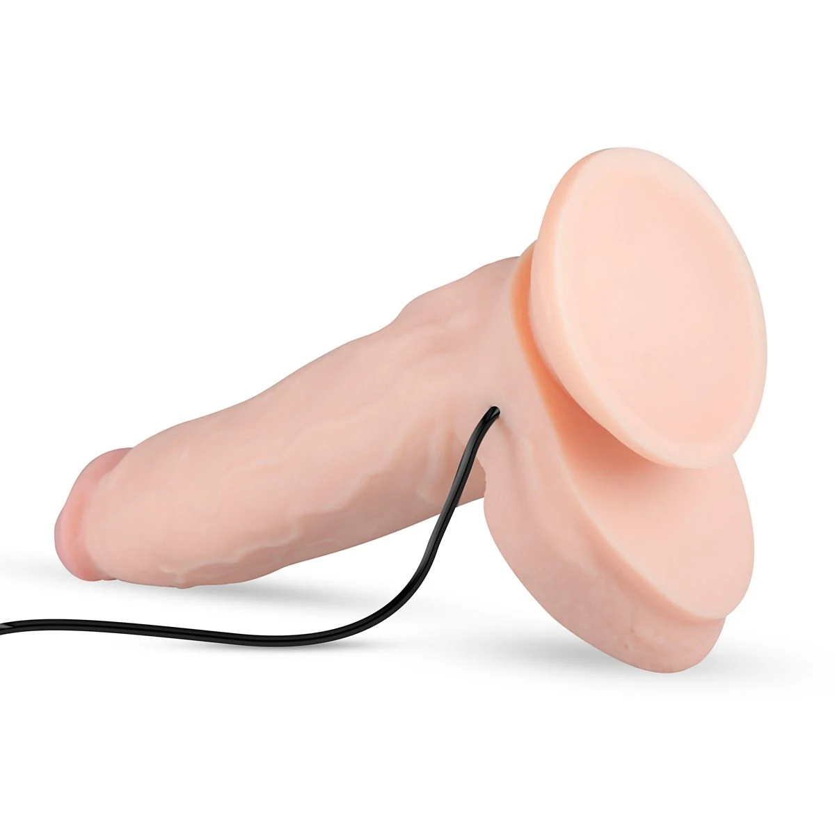 XL Vibrator mit Venenstruktur, fest und biegsam