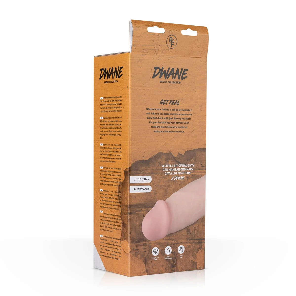 Dwane XL Vibrator mit 240 mm Einführtiefe und 57 mm Durchmesser