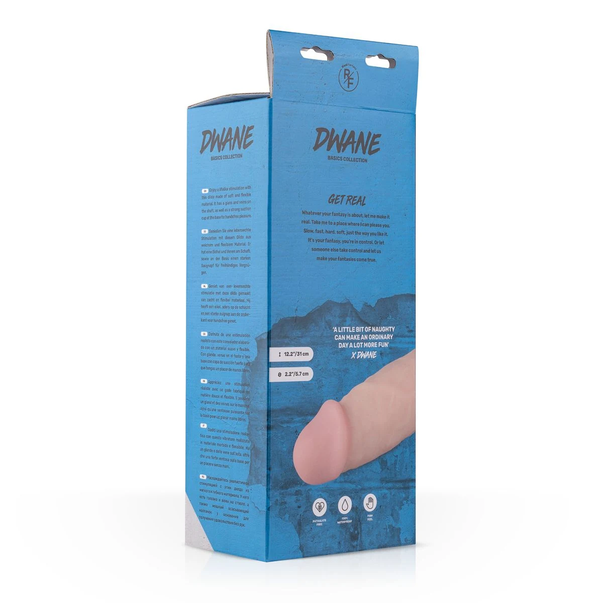 Unisex XL Dildo von Real Fantasy für vaginale und anale Penetration