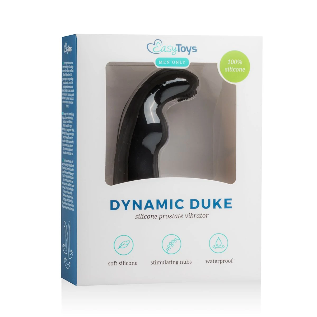 Dynamic Duke Anal Vibrator, 100 mm lang und spritzwassergeschützt