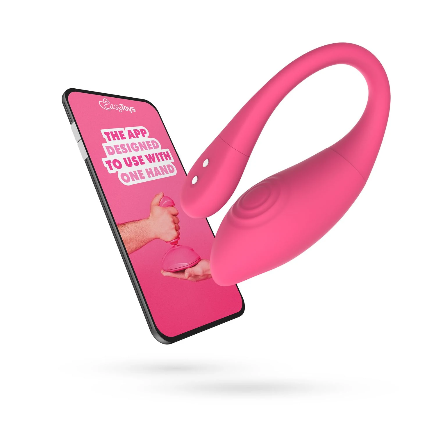 EasyConnect Aria vibrierendes Ei app-gesteuert in Rosa mit Schnur zum Rausziehen