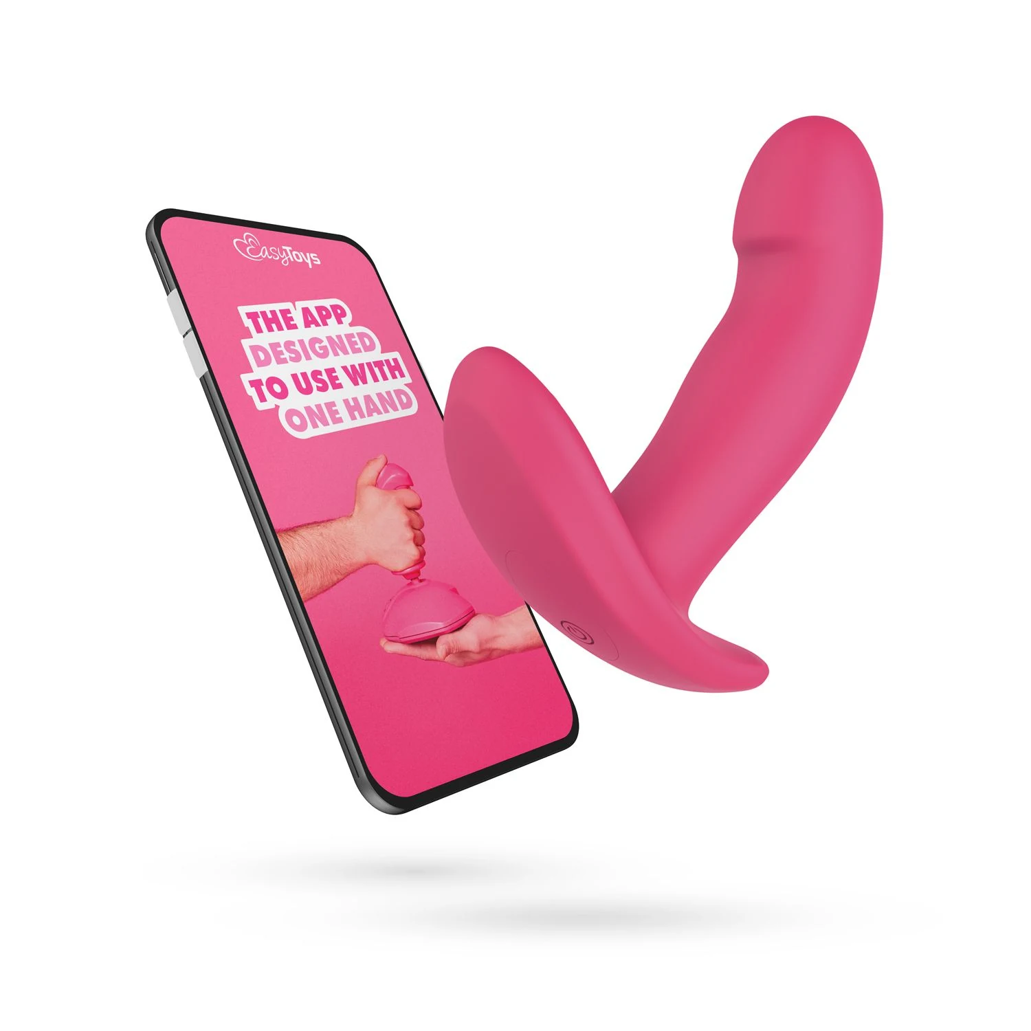 EasyConnect Ivy app-gesteuerter Vibrator in Rosa für verstellbare Vibrationen