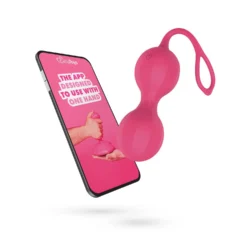 EasyConnect Stella app-gesteuerte Liebeskugeln in Rosa für Beckenbodentraining
