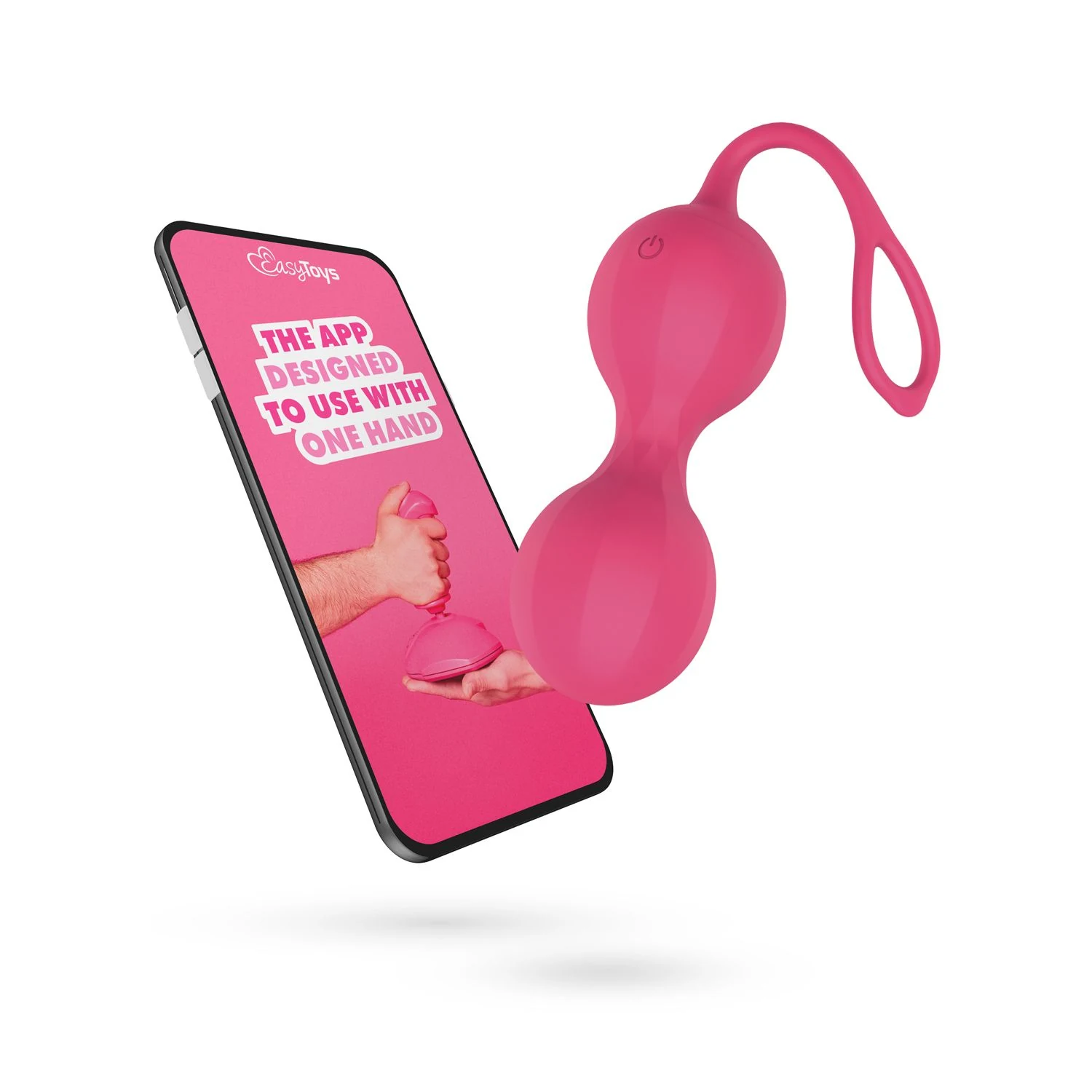 EasyConnect Stella app-gesteuerte Liebeskugeln in Rosa für Beckenbodentraining