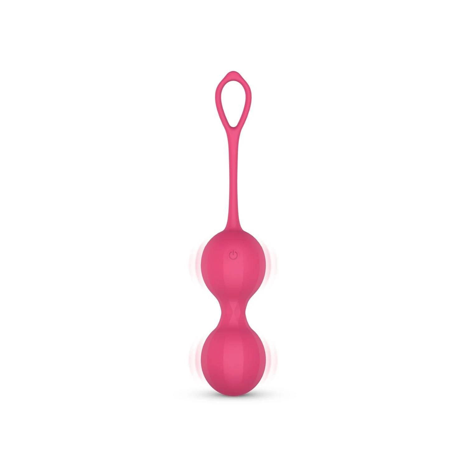 EasyConnect Stella mit rosa Silikon-Liebeskugeln und USB-Ladekabel