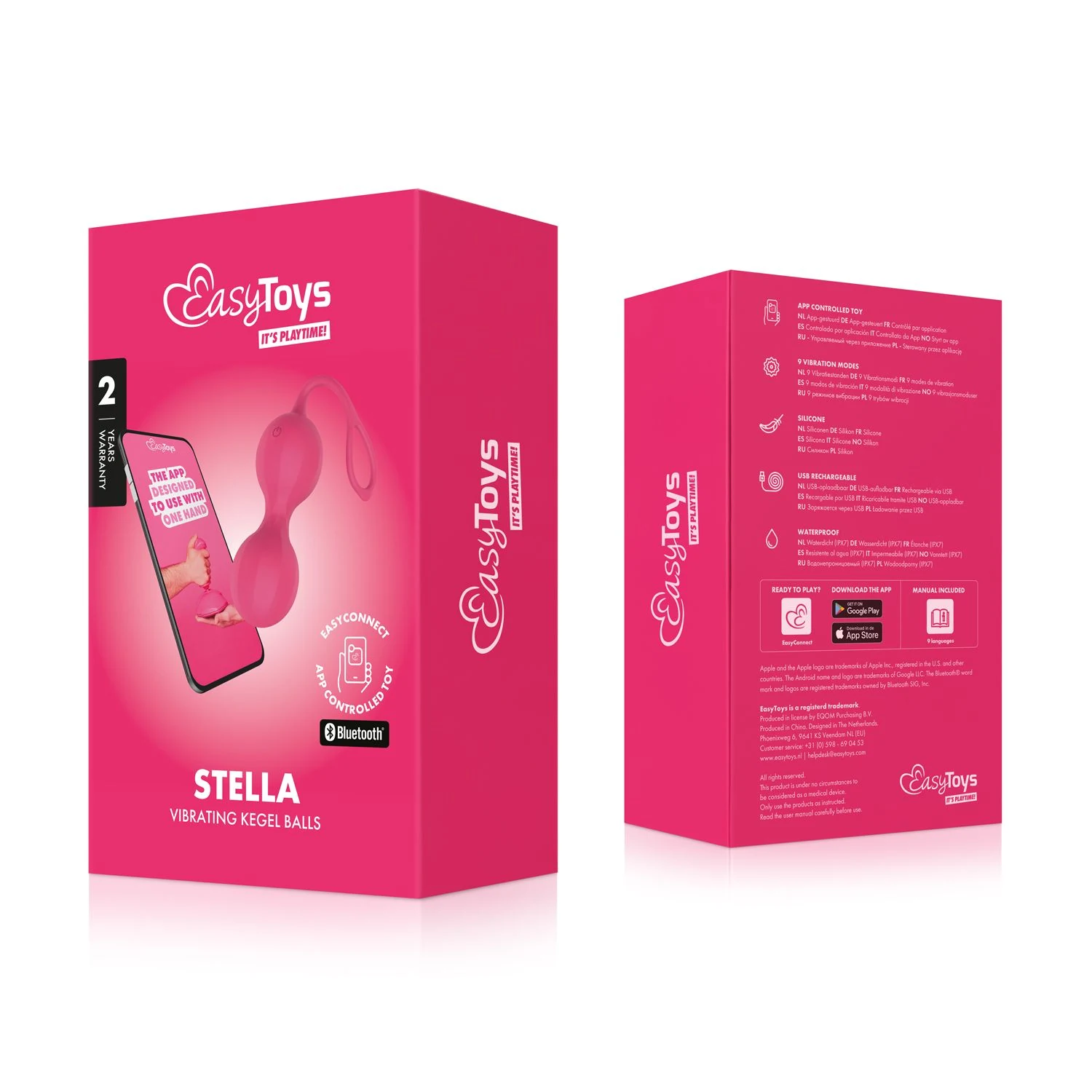 Stella Vagina Liebeskugeln von EasyConnect mit 9 Stufen