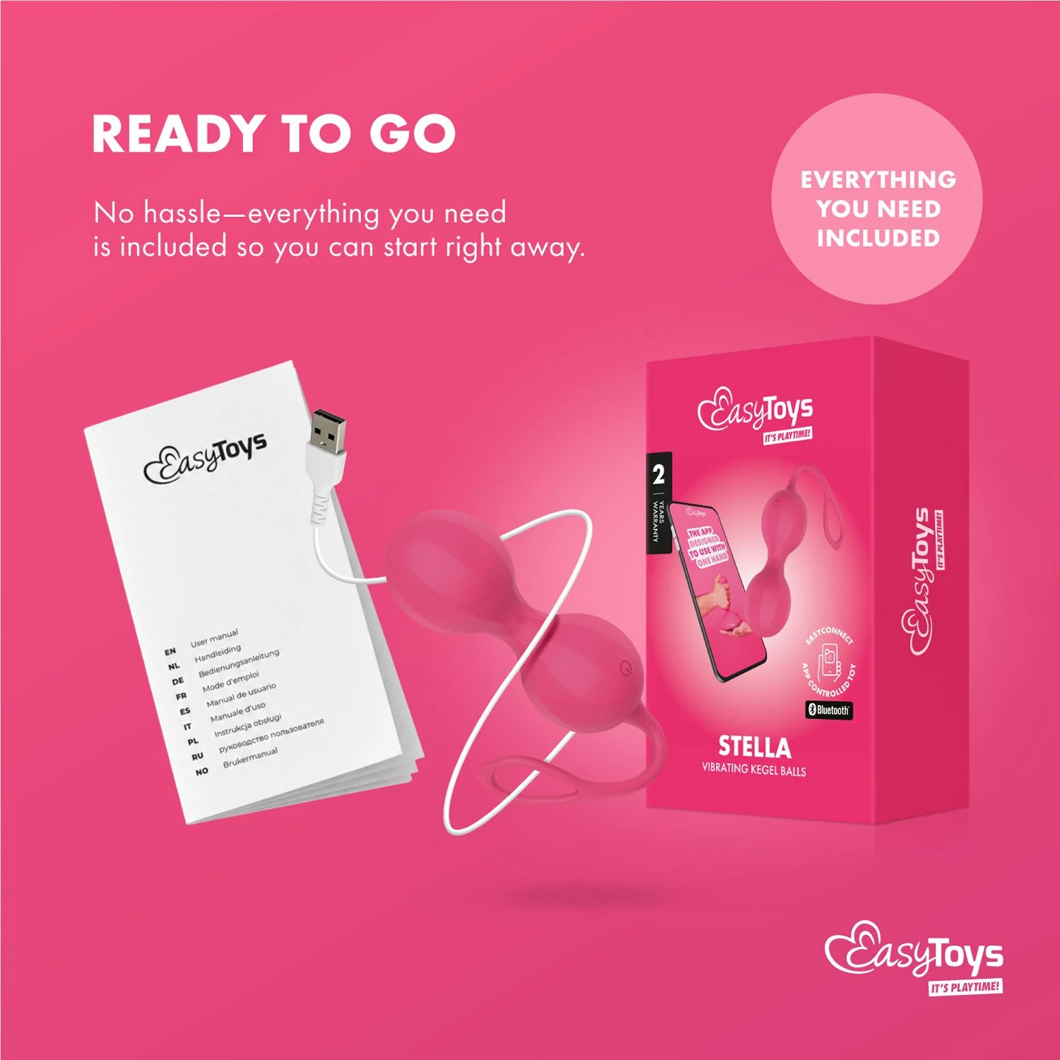 EasyConnect Stella Kegelbälle für Beginner mit Reisesperre