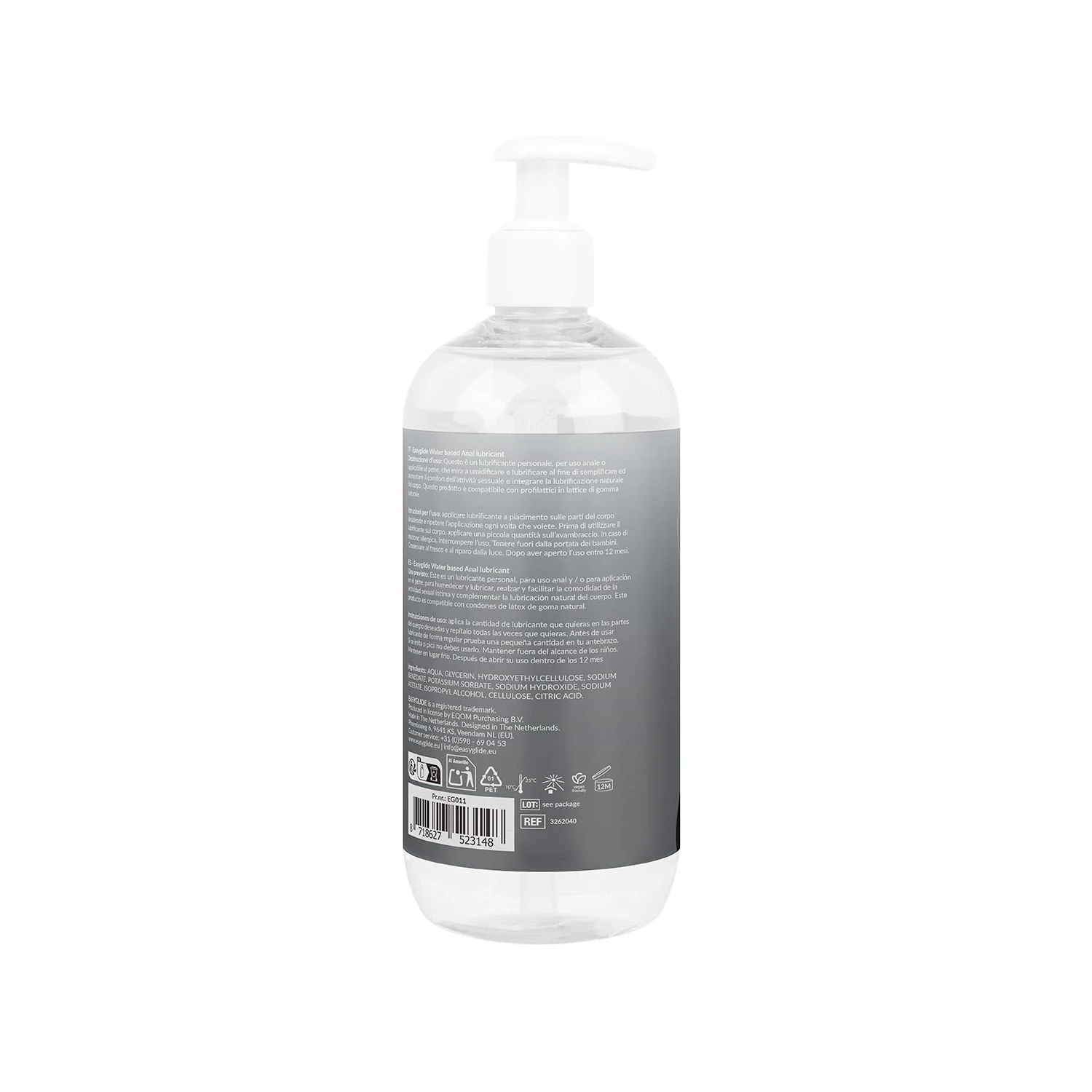 EasyGlide Gleitgel 500 ml, wasserbasierte Formel für mehr Komfort