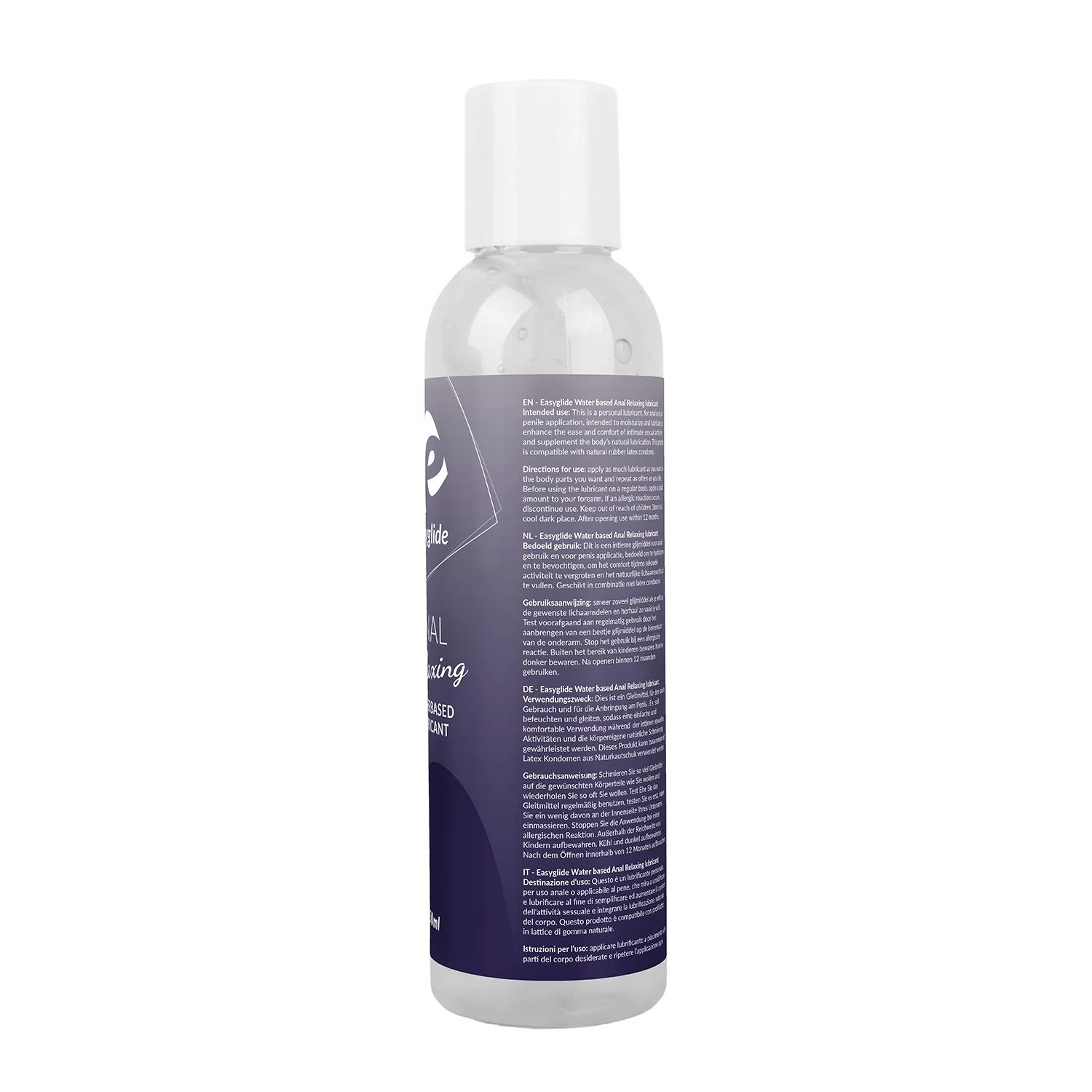 Transparentes Anal-Gleitgel von EasyGlide, vegan und auf Wasserbasis
