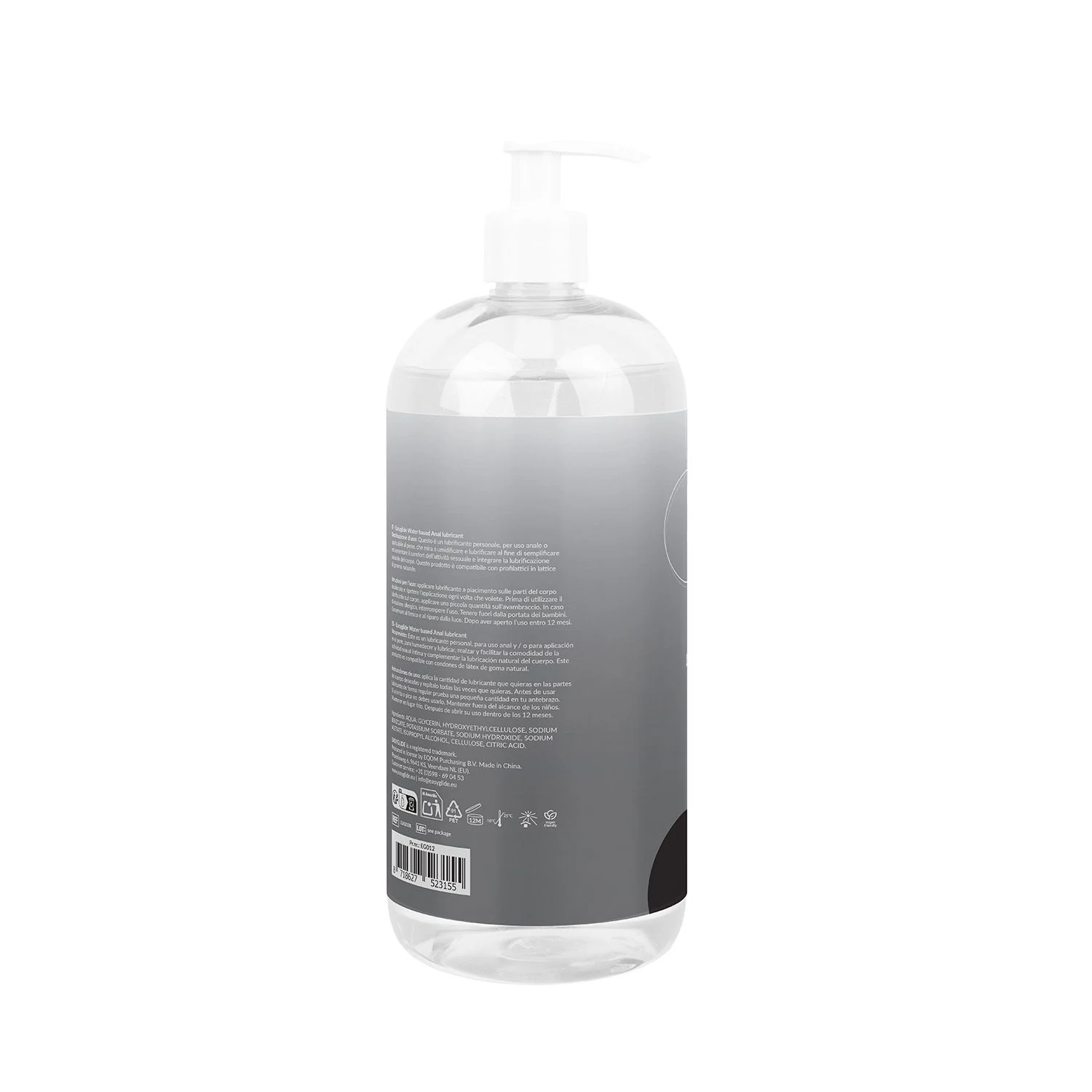 EasyGlide Anal Gleitgel 1.000 ml mit dickerer Formel für längeren Komfort