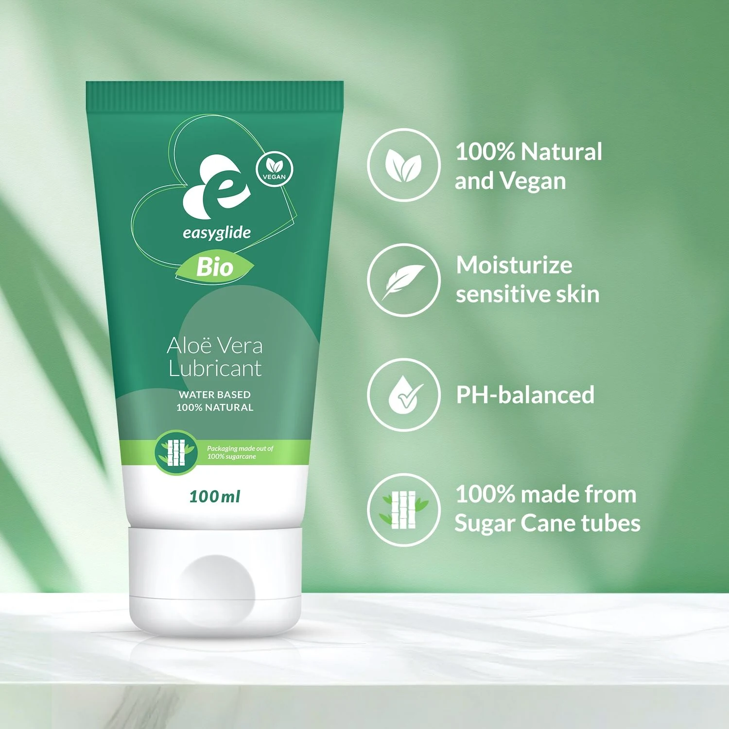 EasyGlide Gleitmittel 100 ml mit beruhigender Aloe Vera