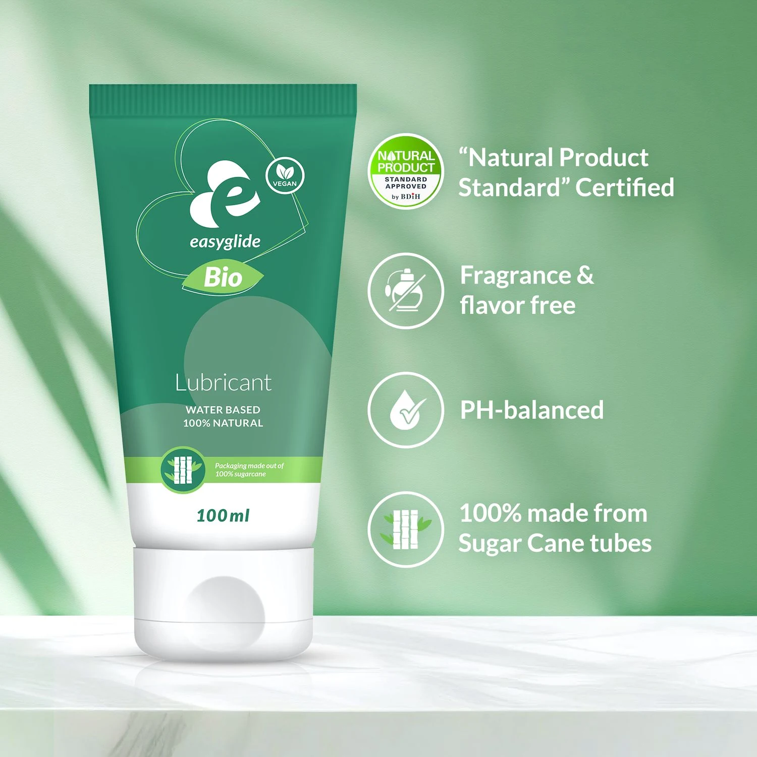 EasyGlide Gleitmittel in Tube aus 100 Prozent Zuckerrohr