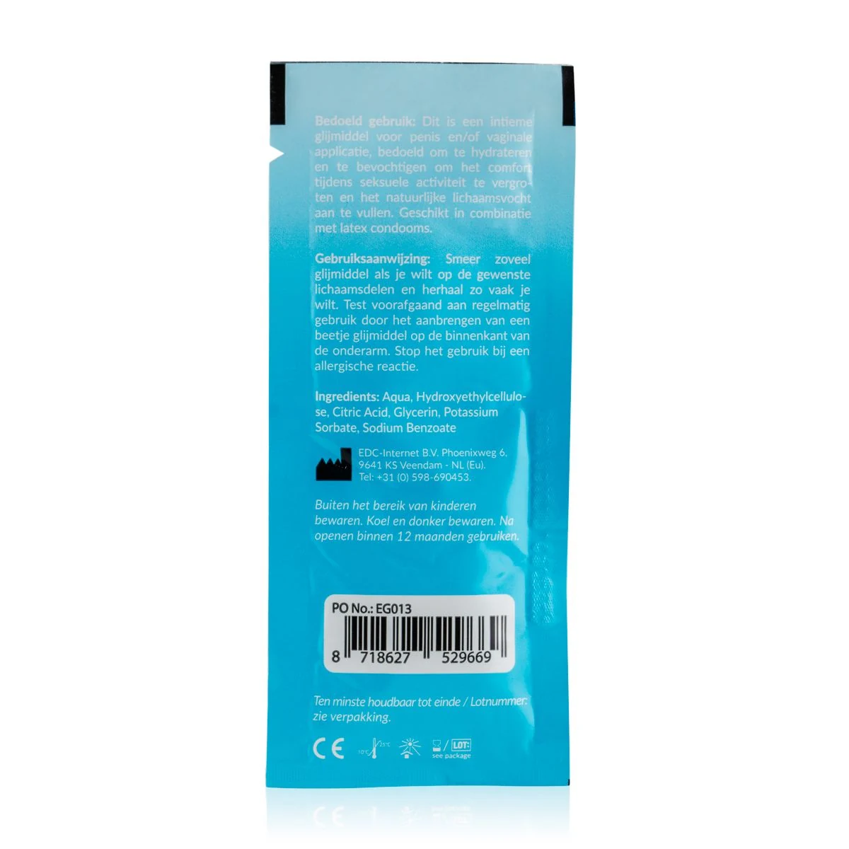 EasyGlide 10-ml-Beutel mit Gleitgel auf Wasserbasis, kompakt und diskret