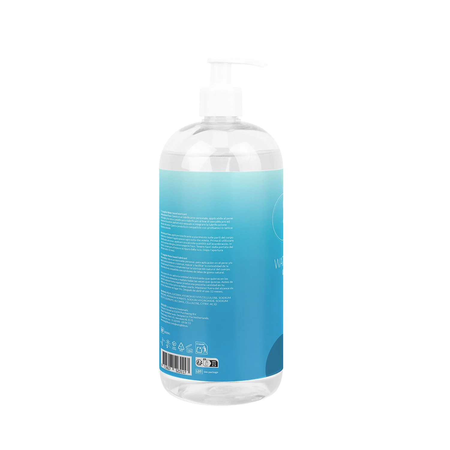 Durchsichtiges EasyGlide Gleitmittel auf Wasserbasis für Unisex
