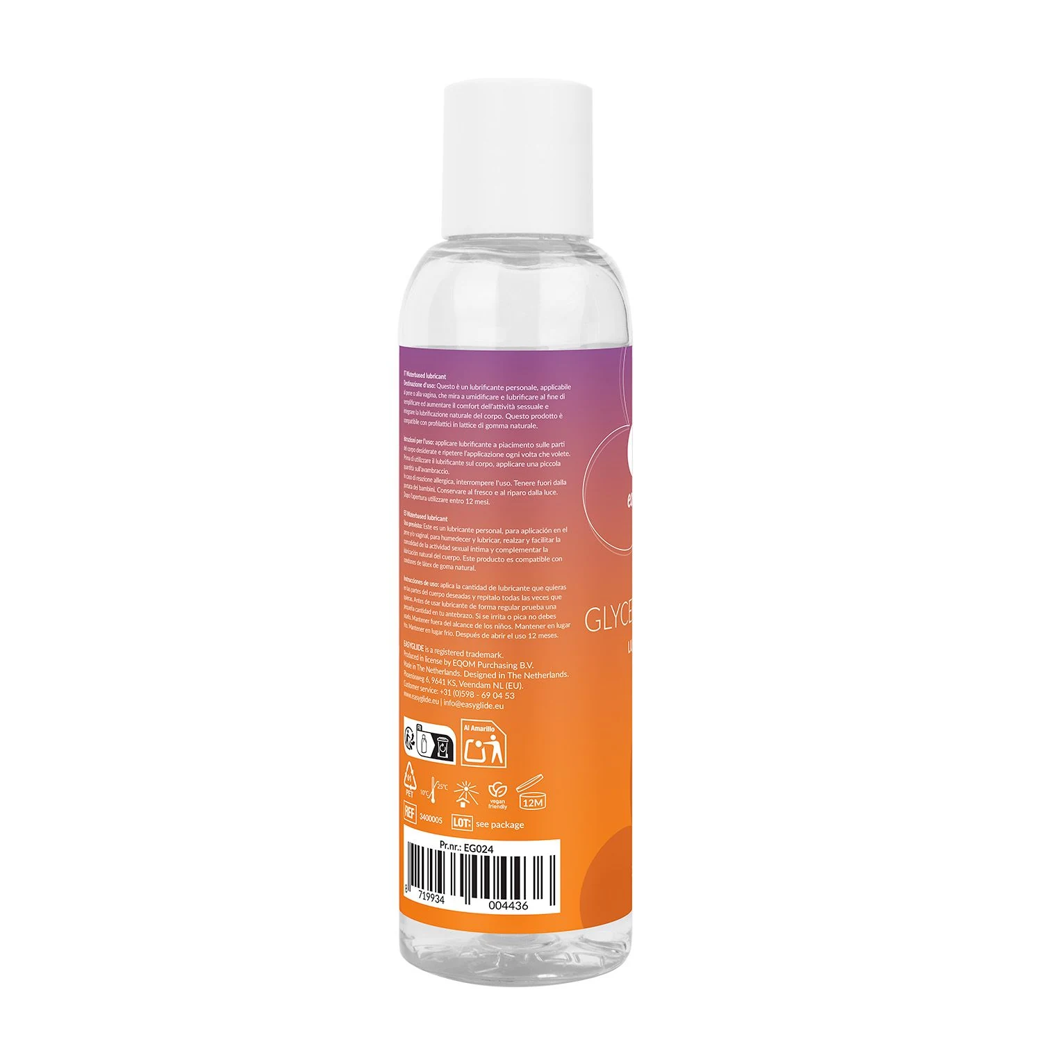 EasyGlide glyzerinfreies Gleitgel auf Wasserbasis für Unisex