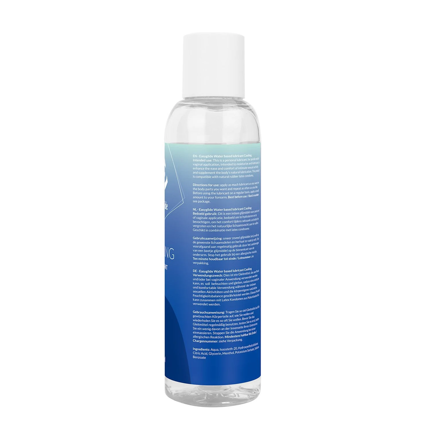 Praktische Flasche EasyGlide Gleitgel mit kühlender Wirkung