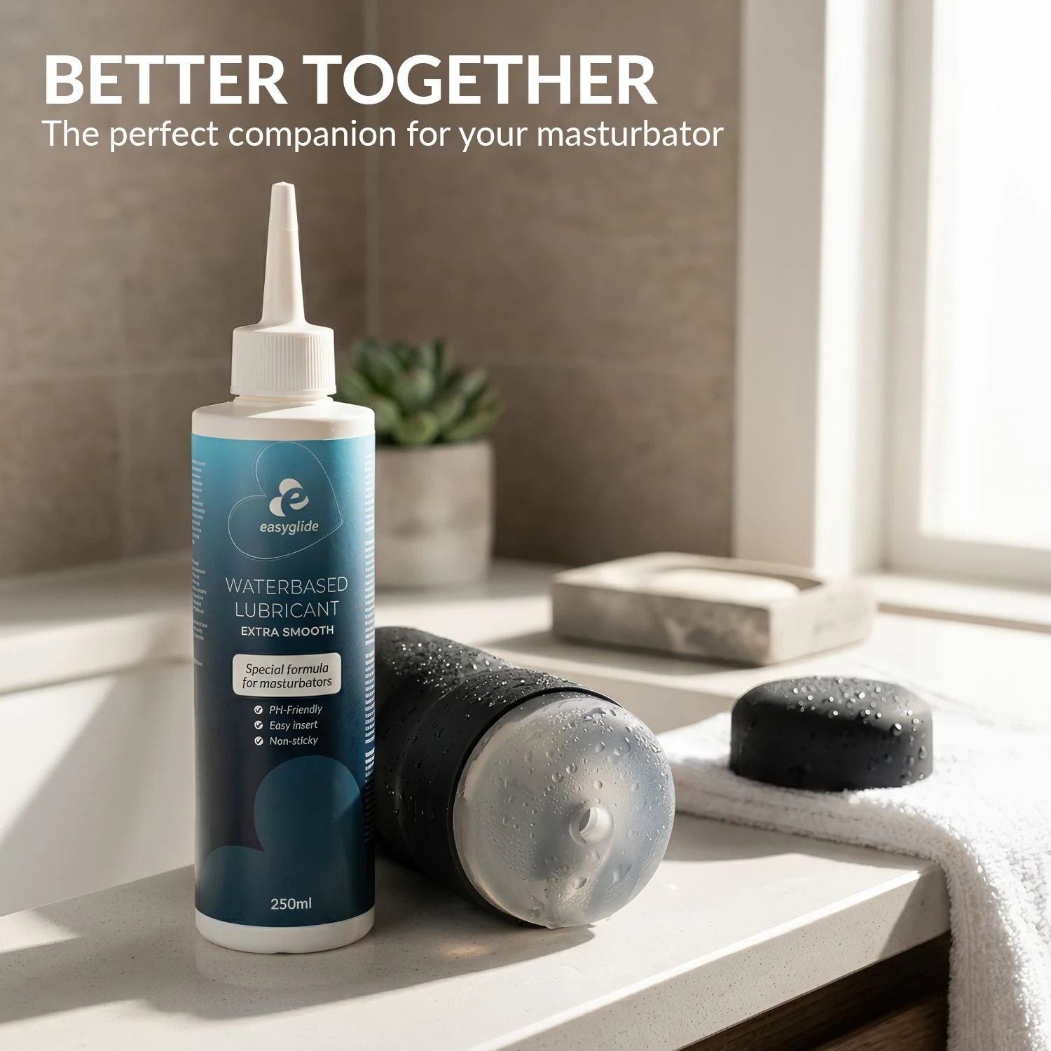 Masturbator Gel von EasyGlide, extra gleitfähig und einfach anzuwenden