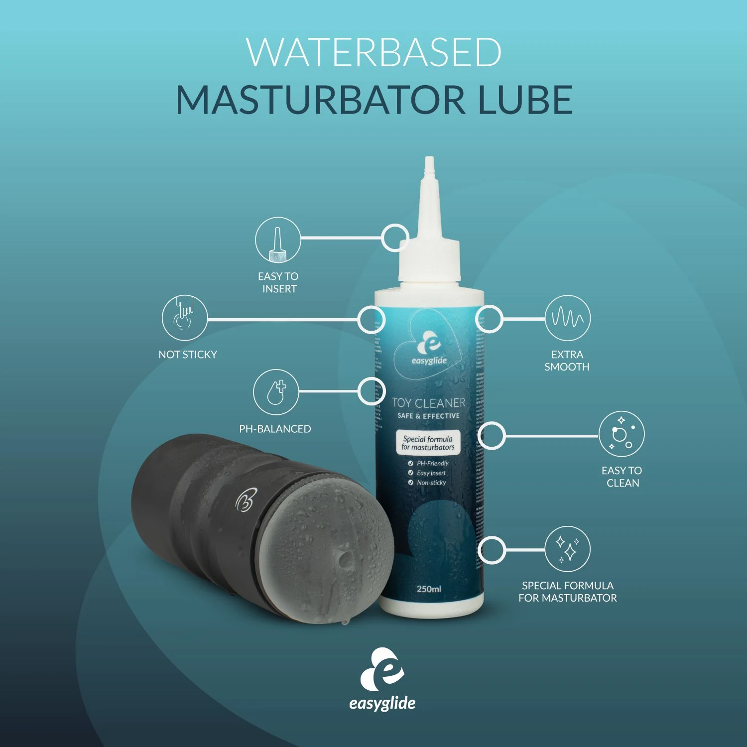 EasyGlide Toycleaner 250 ml zur schnellen Reinigung nach dem Gebrauch
