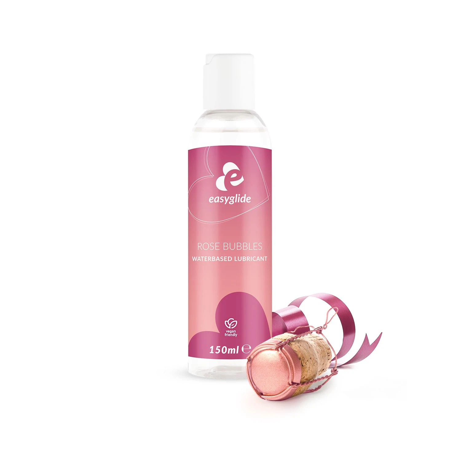 EasyGlide Rosé Bubbles wasserbasiertes Gleitmittel mit 150 ml Inhalt