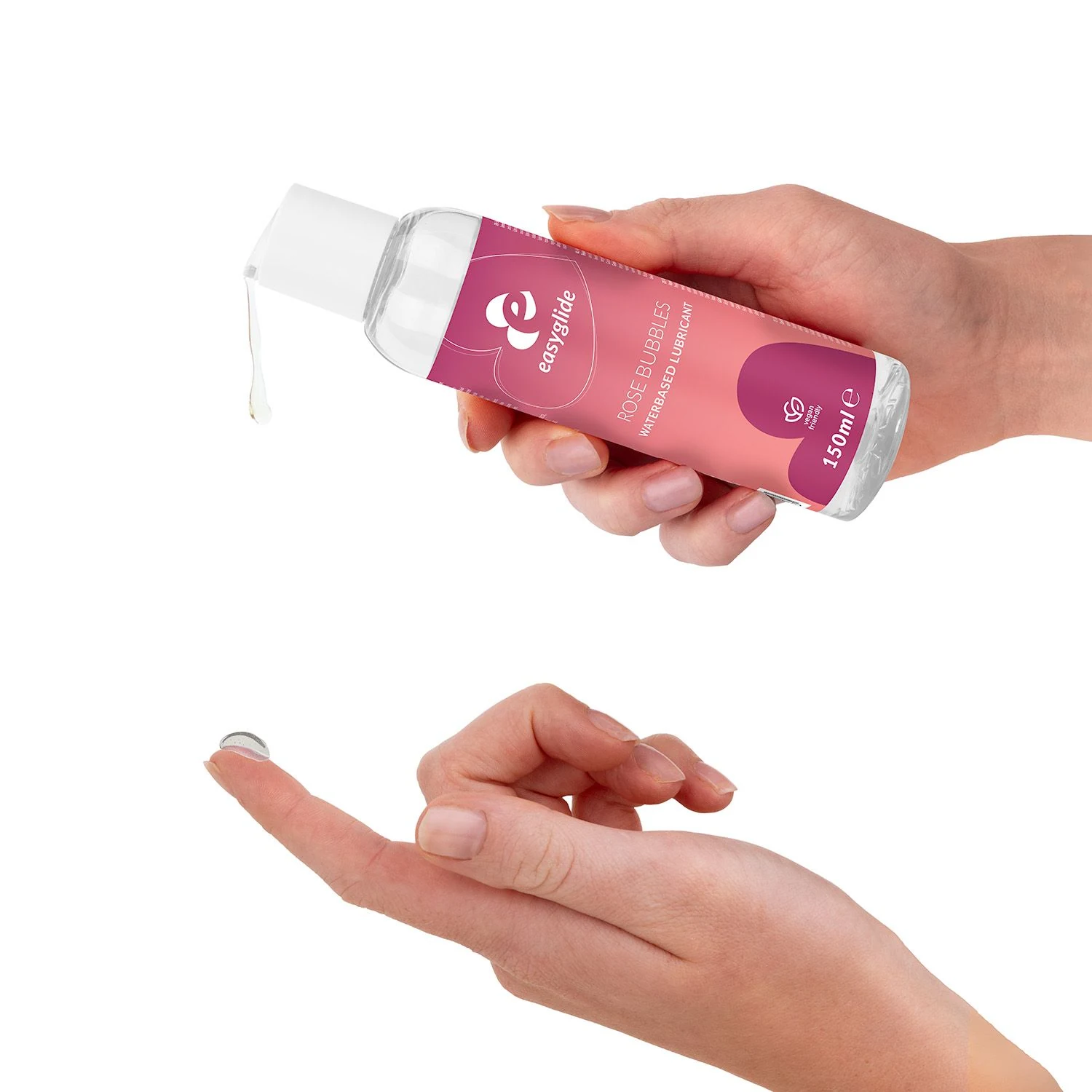 EasyGlide Gleitgel Rosé Bubbles mit latexfreundlicher Rezeptur