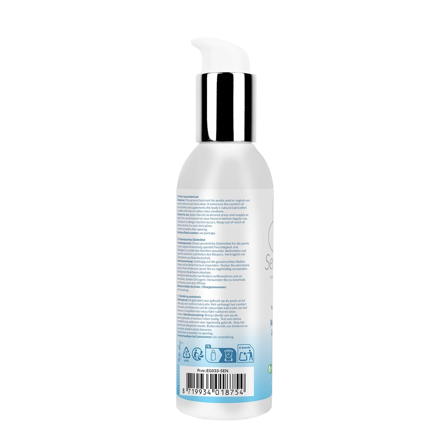EasyGlide Sensitive wasserbasiertes Gleitgel, dermatologisch getestet