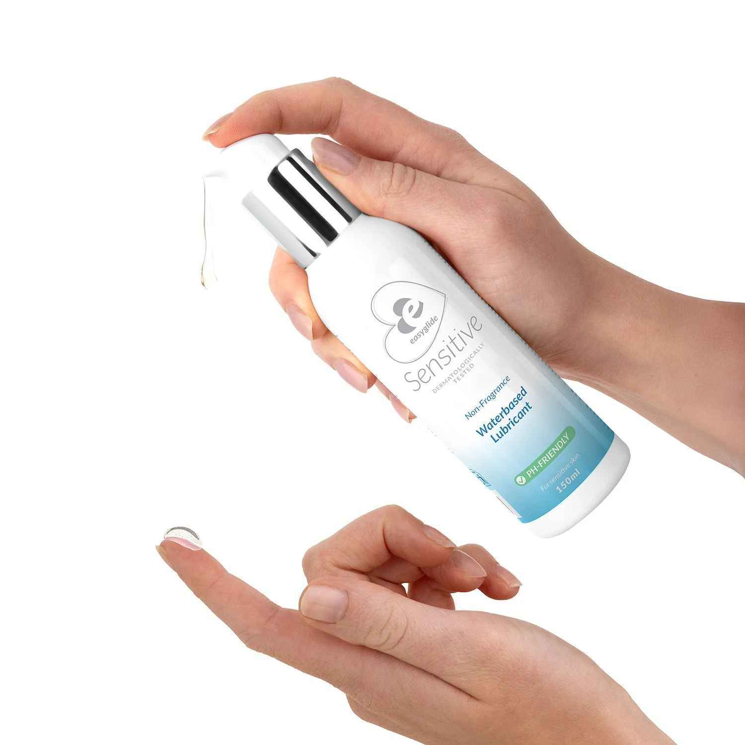 Transparentes EasyGlide Sensitive Gleitgel auf Wasserbasis für sanfte Anwendung