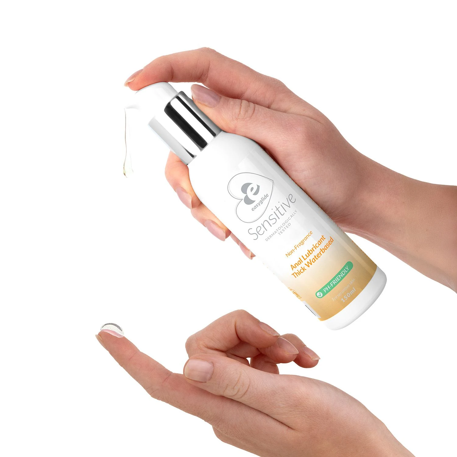 Durchsichtiges EasyGlide Sensitive Gleitmittel für den analen Gebrauch