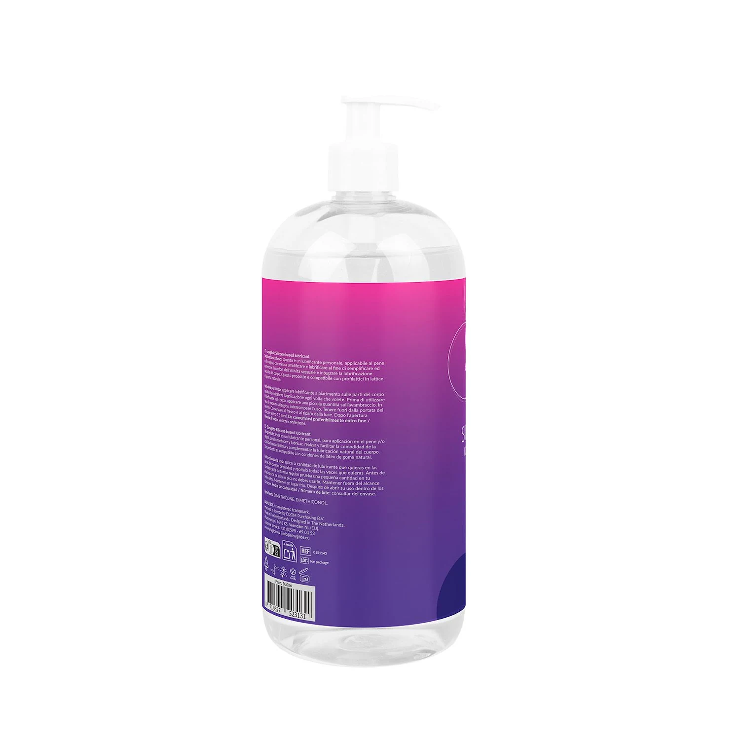 Silikon Gleitgel 1.000 ml von EasyGlide, durchsichtig und geruchlos