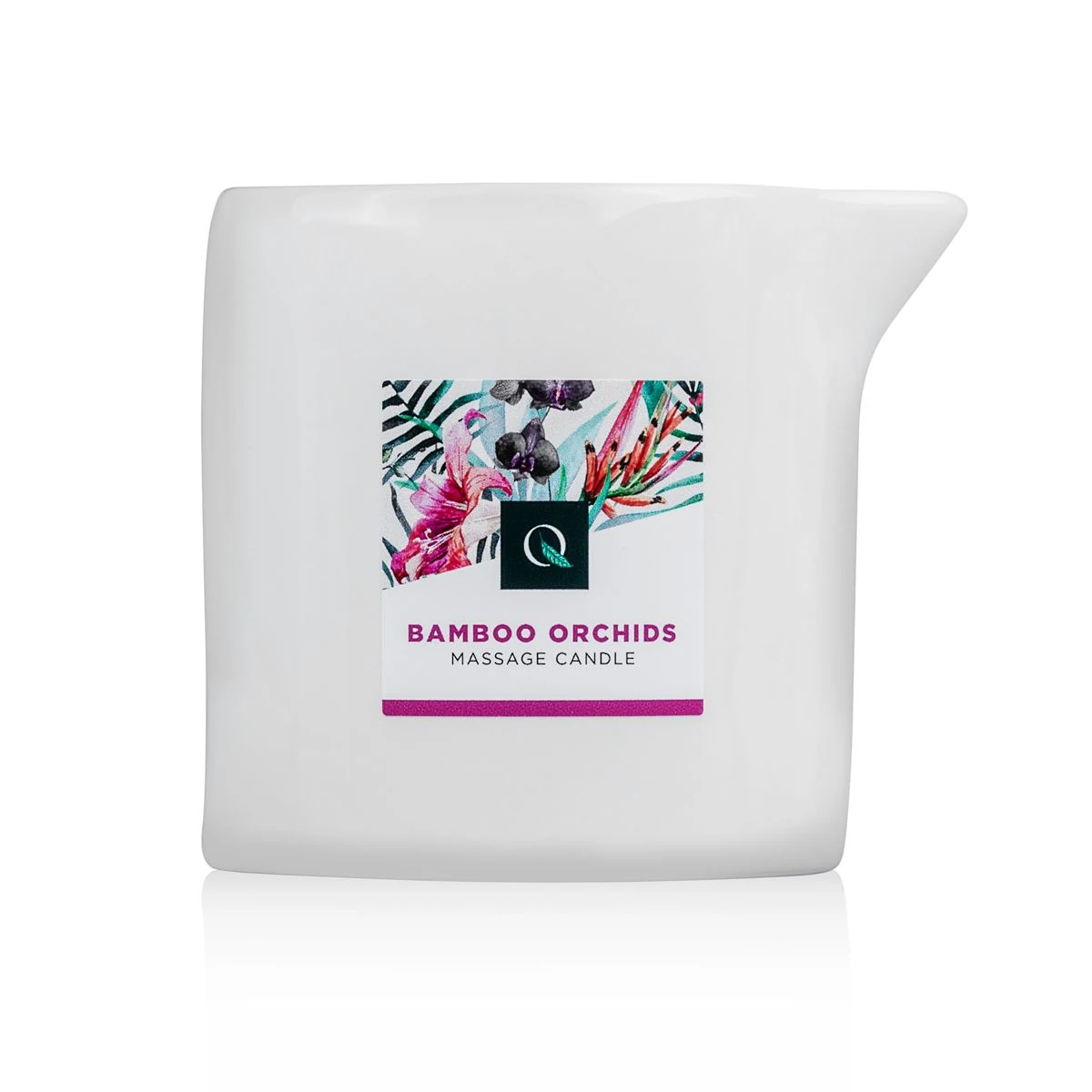 Exotiq Massagekerze Bamboo Orchids als 200-g-Produkt für Unisex-Anwendung