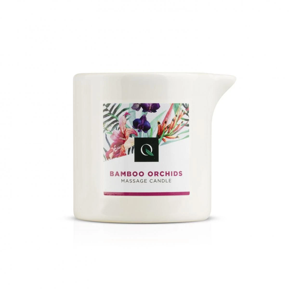 Massagekerze Bambus-Orchidee von Exotiq für warmes Massageöl