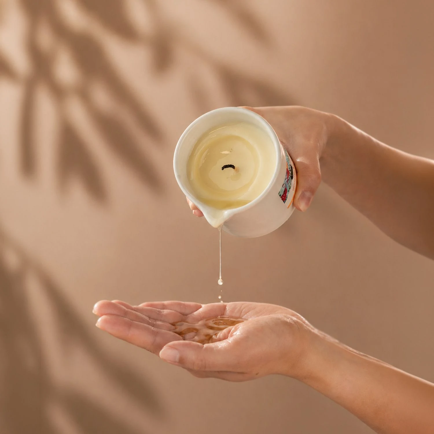 Exotiq Kerze mit Ylang-Ylang-Duft zum Erwärmen von Massageöl