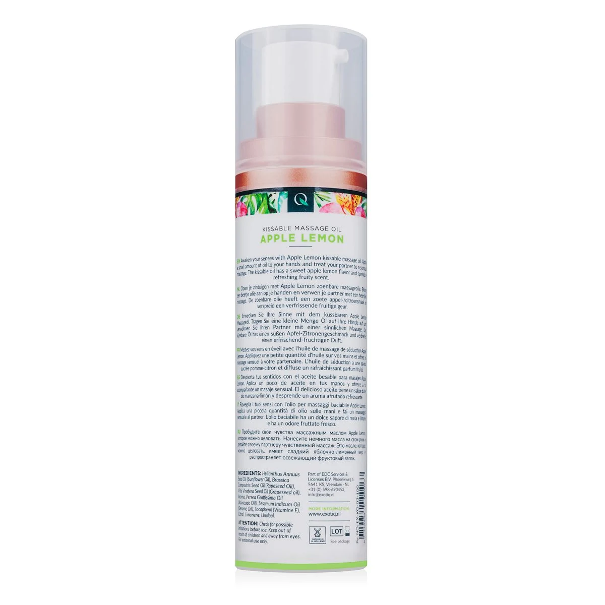 Aromatisches Massageöl Apple Lemon von Exotiq