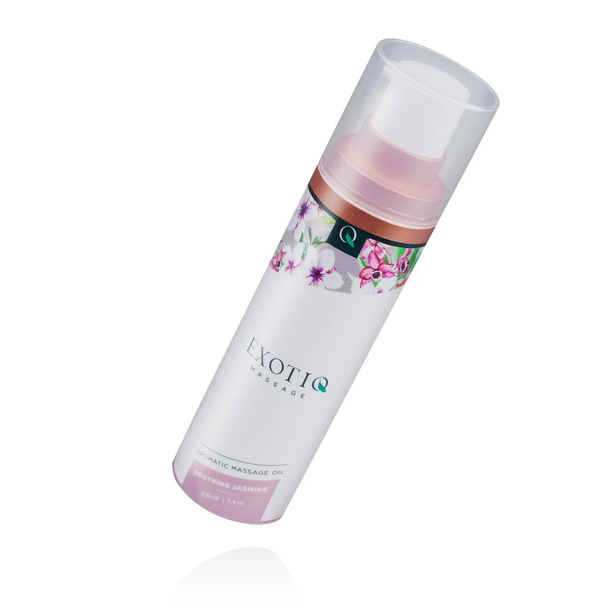 Massageöl Jasminduft von Exotiq in praktischer Pumpflasche, 100 ml