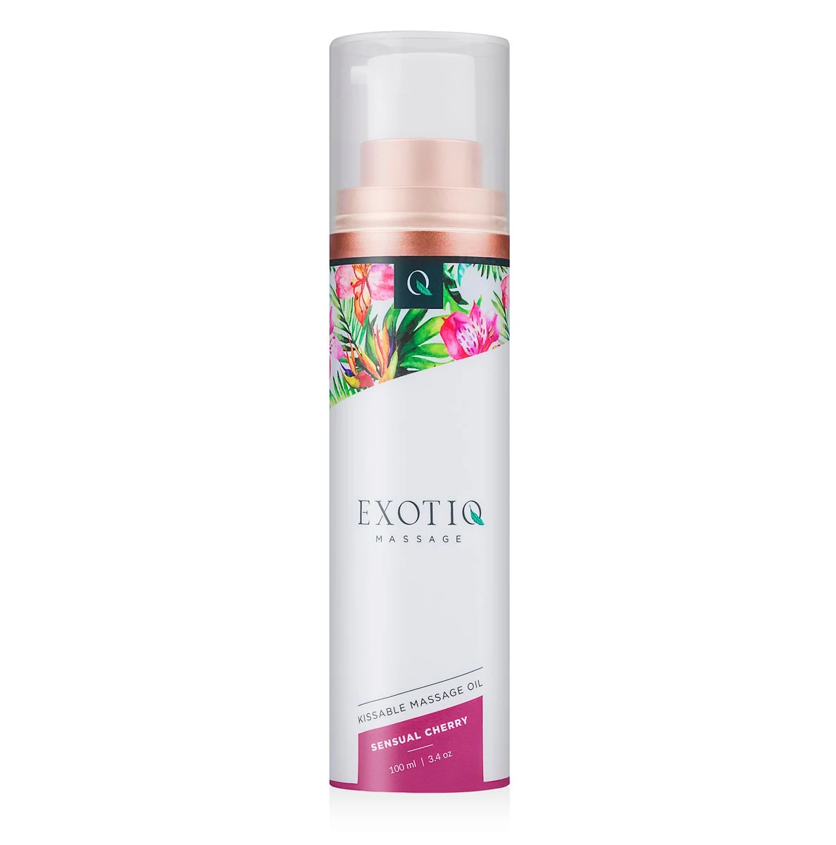 Exotiq Massageöl Sensual Cherry 100 ml mit Kirschduft in Pumpflasche